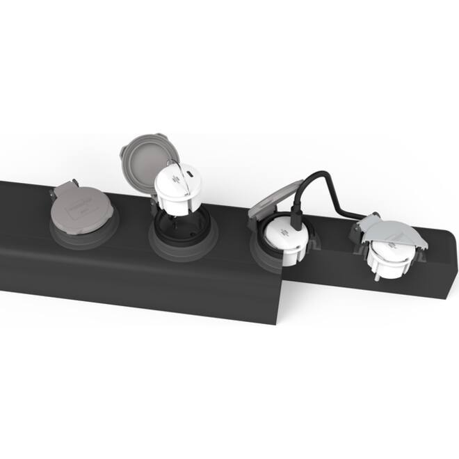 Stopcontactadapter Brennenstuhl USB C 2.4A wit
