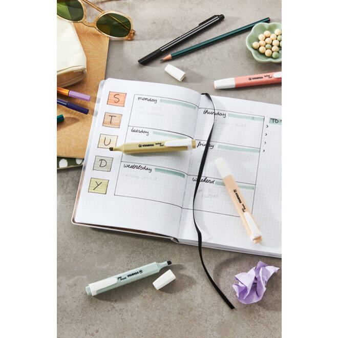 Markeerstift STABILO Swing cool nature colors aardegroen