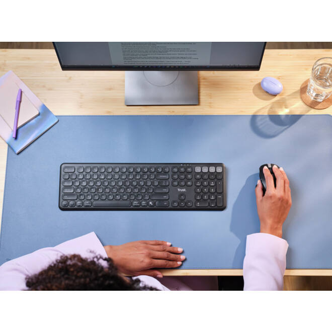 Toetsenbord Trust Vaiya Multidevice draadloos