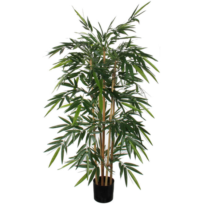 Kunstplant Mica Bamboe in plastic pot 150x75cm