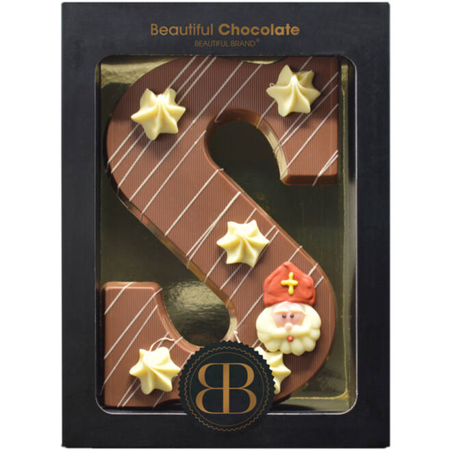 Chocoladeletter BB luxe melk S 220 gram