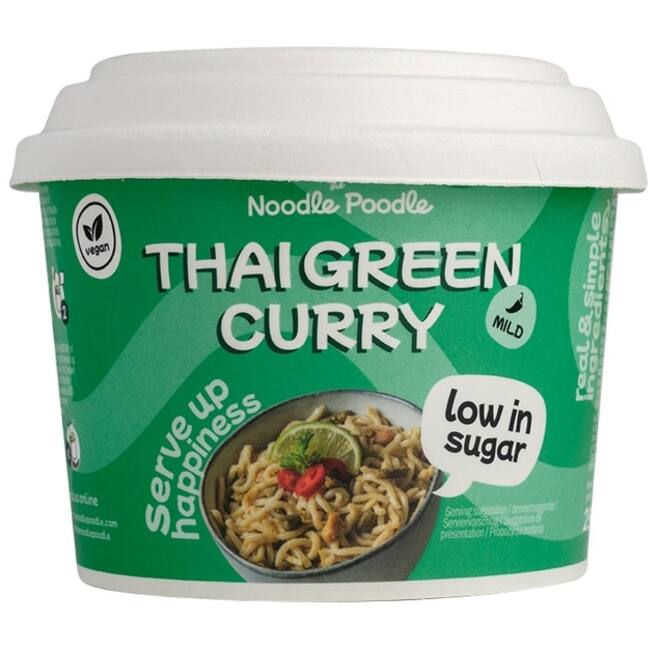 Noodles The Noodle Poodle Thai green curry bak 250 gram