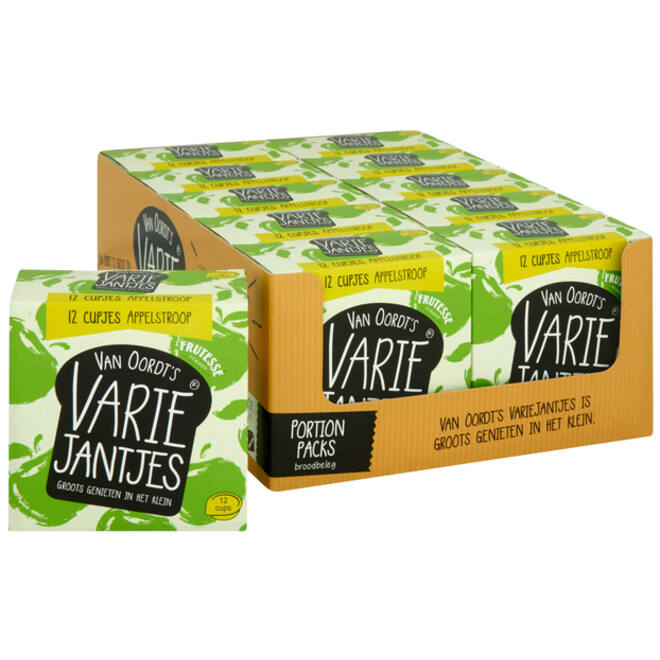 Appelstroop VarieJantjes Frutesse 12x15 gram cupjes