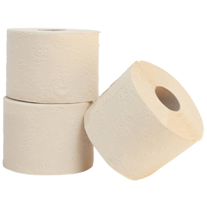 Toiletpapier The Good Roll The Panda Edition bamboe 2-laags 24x300 vel naturel