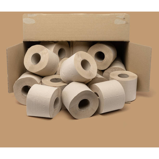 Toiletpapier The Good Roll The Panda Edition Naked bamboe 3-laags 27x250 vel naturel