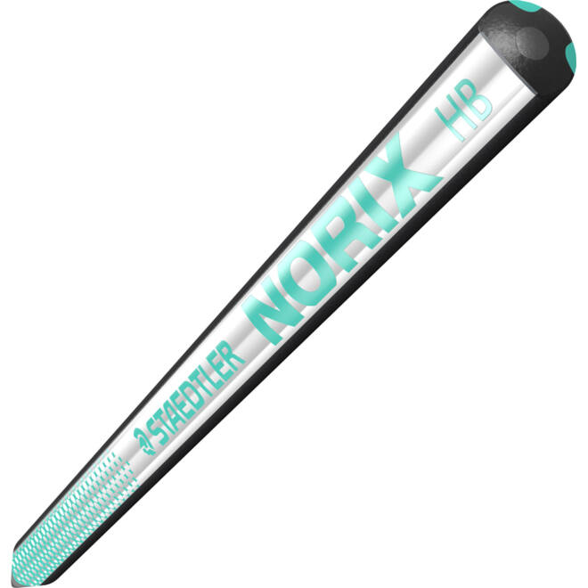 Potlood Staedtler Norix HB blister à 2 stuks zwart-groen