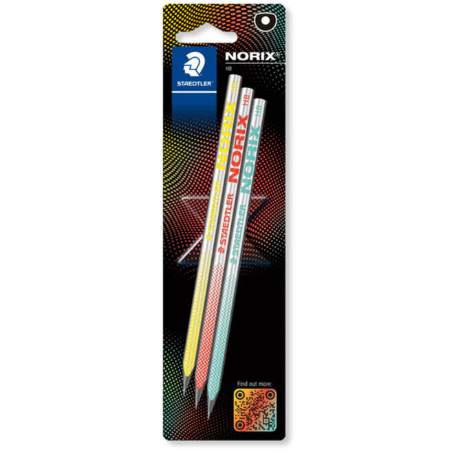 Potlood Staedtler Norix HB blister à 3 stuks