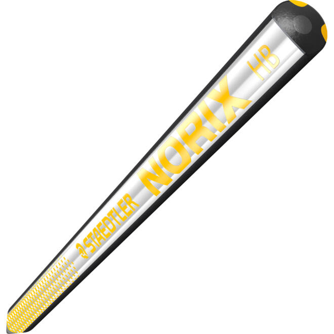 Potlood Staedtler Norix HB blister à 2 stuks zwart-geel