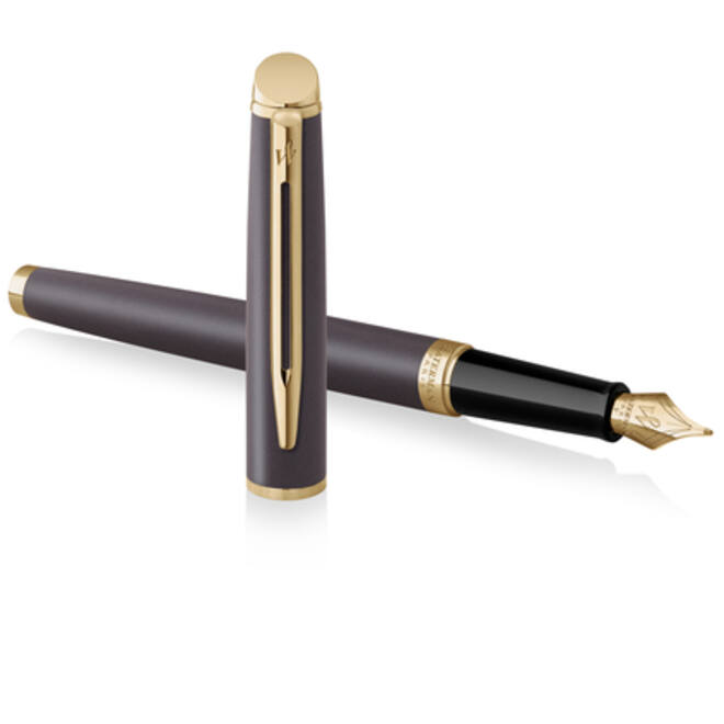 Vulpen Waterman Hémisphère Fashion Colors metallic black GT fijn