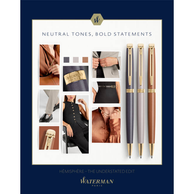 Balpen Waterman Hémisphère Fashion Colors metallic copper GT medium