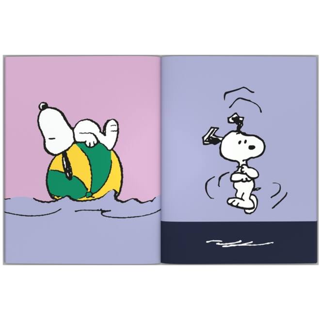 Schoolagenda 25-26 Lannoo Snoopy 1dag/1pagina met inserts lila