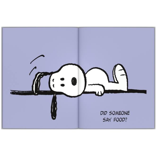 Schoolagenda 25-26 Lannoo Snoopy 1dag/1pagina met inserts lila