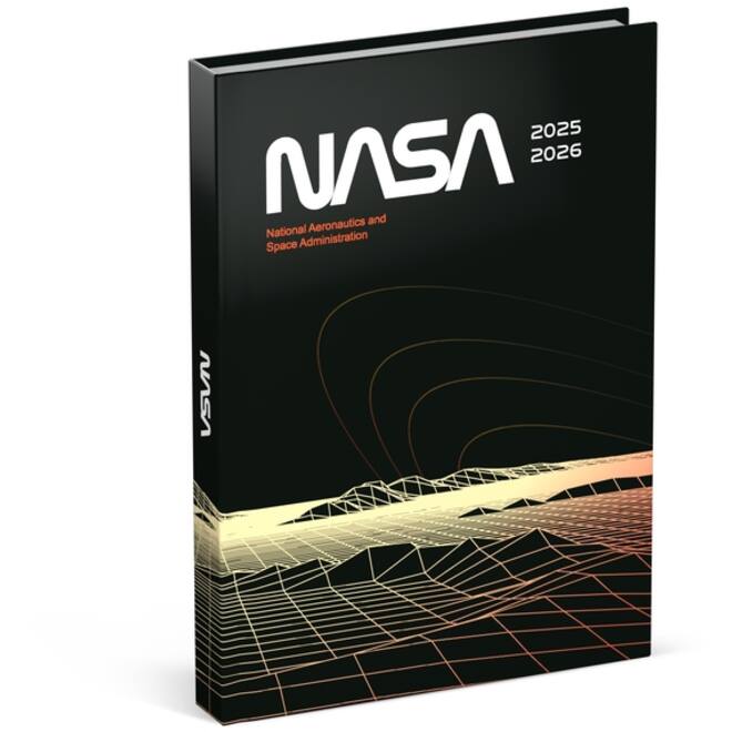 Schoolagenda 25-26 Lannoo NASA 1dag/1pagina zwart