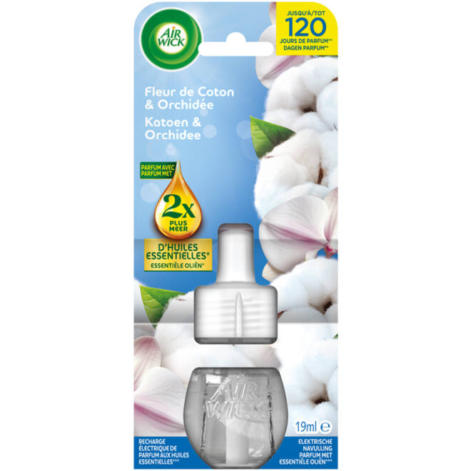 Luchtverfrisser AirWick Electrical Cotton flower refill 19ml