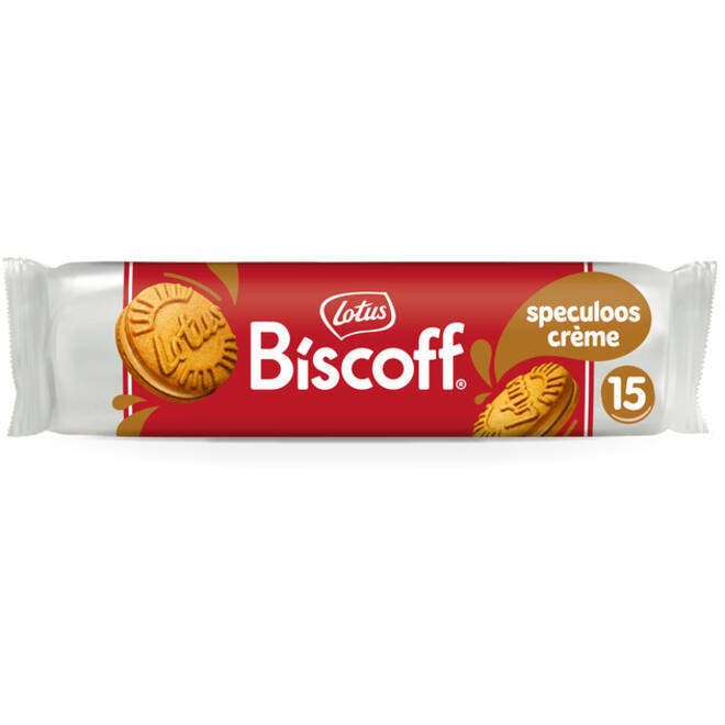 Koekjes Lotus Biscoff sandwich speculooscreme 15 stuks