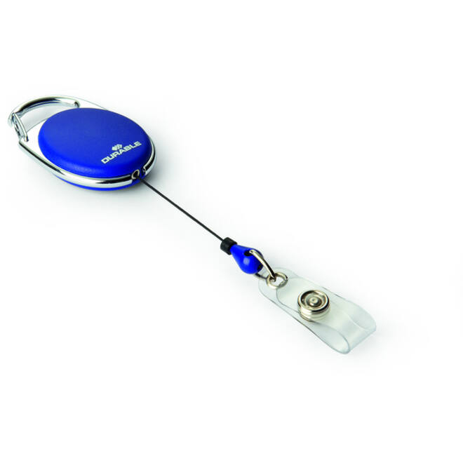 Afrolmechanisme Durable Style met drukknopsluiting blauw 10 stuks