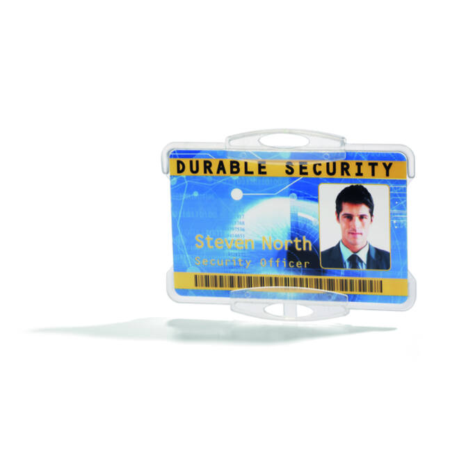 Badge Durable voor 1 kaart 10 stuks