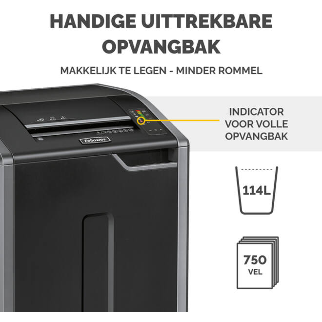 Papiervernietiger Fellowes Powershred 425I stroken 5,8mm