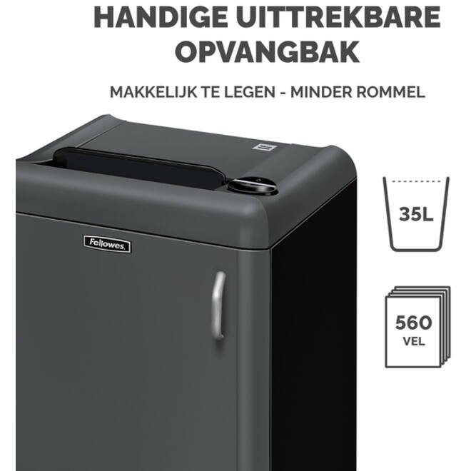 Papiervernietiger Fellowes Fortishred 1050HS snippers 0,8x5mm