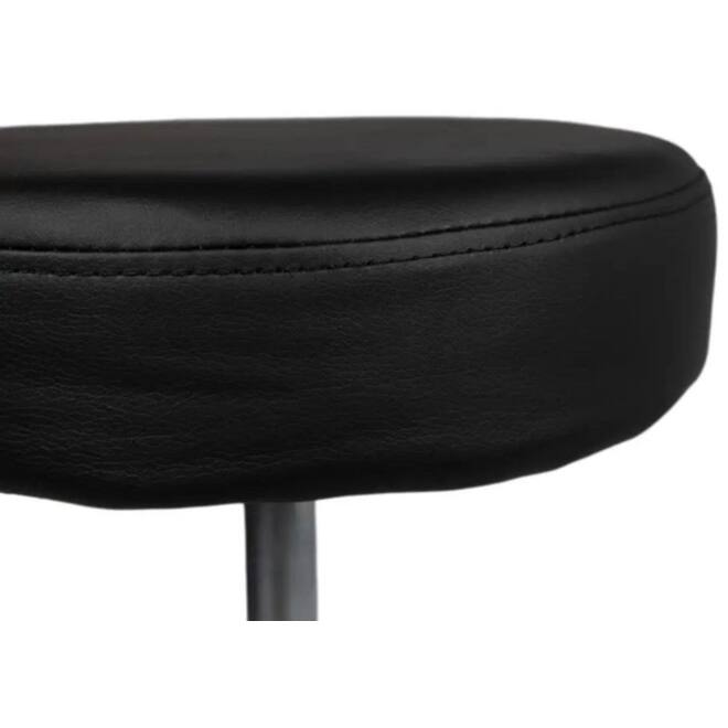 Tabouret kruk Office standaard met gasveer harde wielen zw