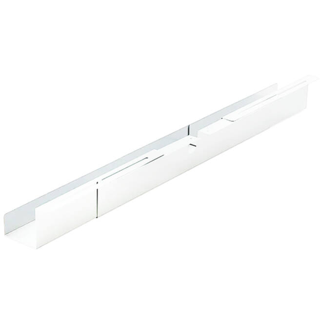 Kabelgoot BRASQ verstelbaar 75-150cm CT100 wit