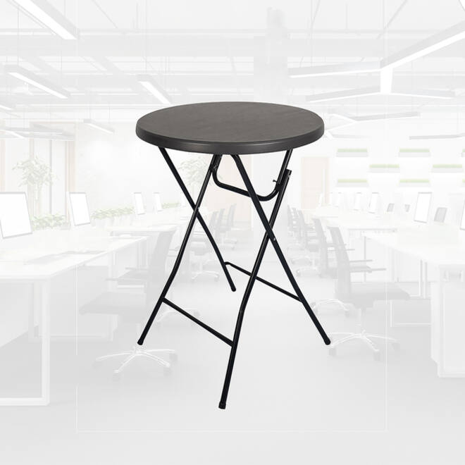 Statafel BRASQ 80cm BT100 zwart