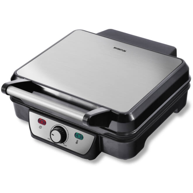 Contactgrill Inventum 1800 Watt zwart/RVS