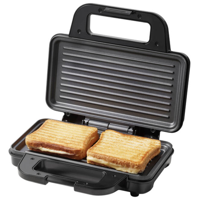 Panini grill Tomado zwart/RVS