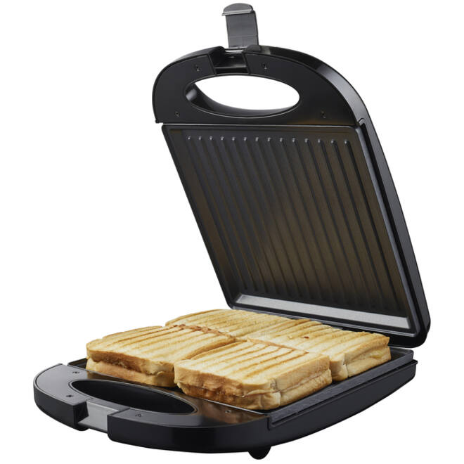 Tosti apparaat Tomado XXL 1200 Watt zwart