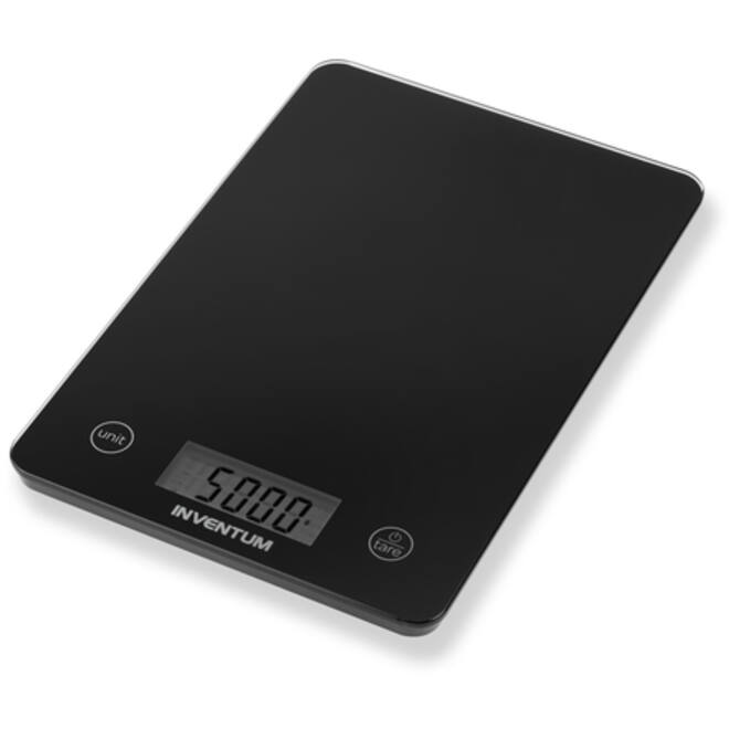 Keukenweegschaal Inventum tot 5 kilogram zwart