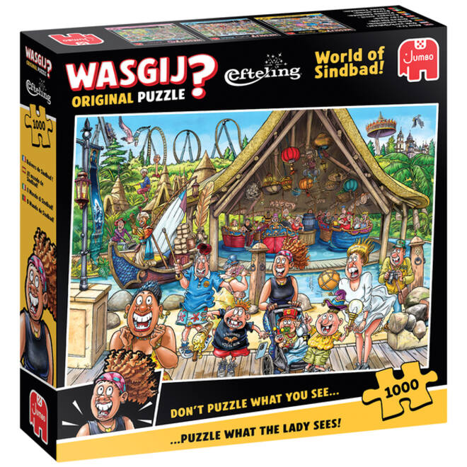 Puzzel Wasgij Efteling Wereld van Sinbad 1000st