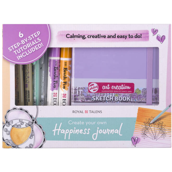 Happiness Journal Set Royal Talens 8-delig