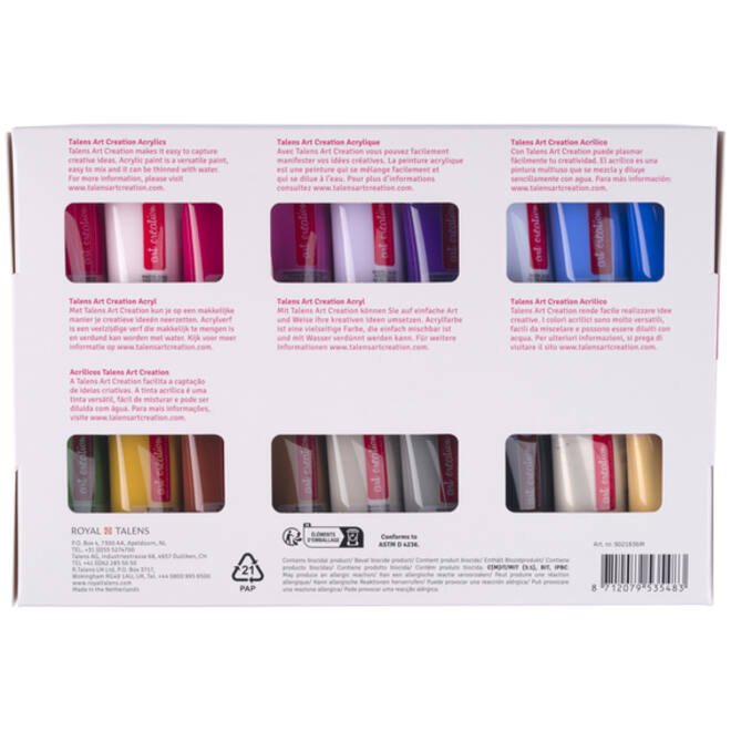 Acrylverf Talens Art Creation set à 36 kleuren