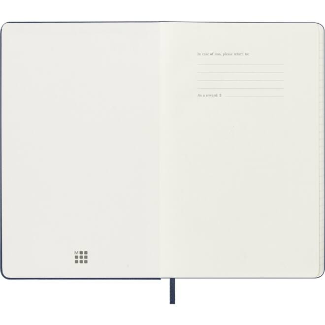 Agenda 2025/2026 Moleskine 18M Planner Weekly 7dagen/1pagina large hc sapphire blue