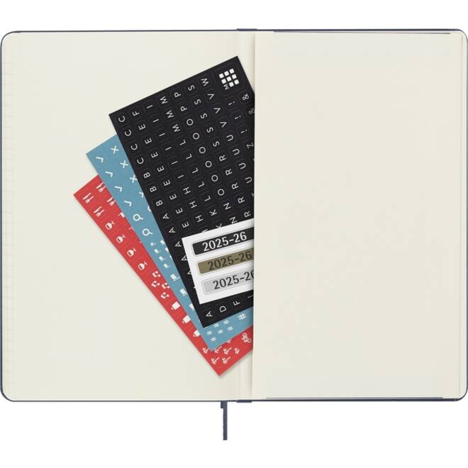 Agenda 2025/2026 Moleskine 18M Planner Weekly 7dagen/1pagina large hc sapphire blue