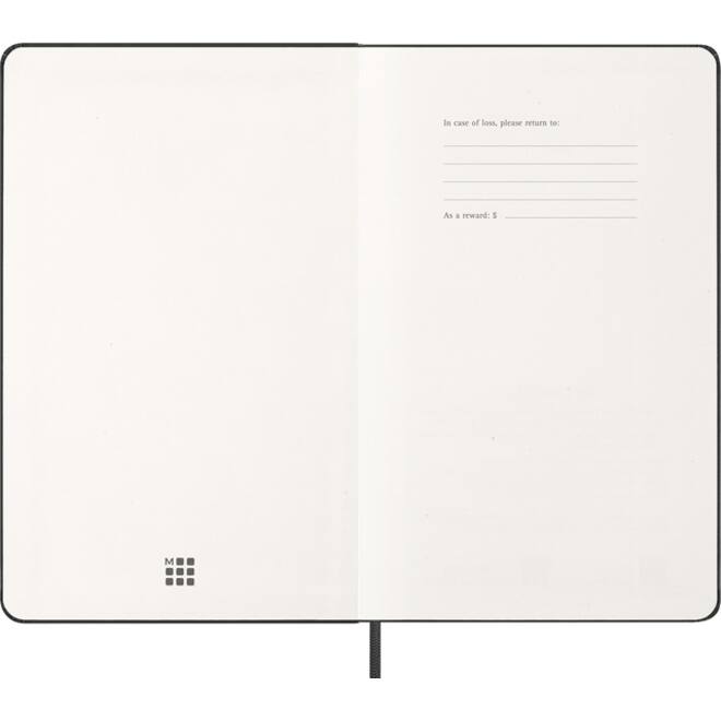 Agenda 2026 Moleskine 12M Planner Weekly 7dagen/2pagina's large hc black