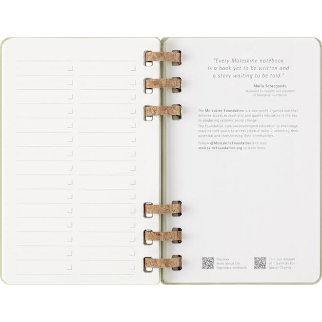 Agenda 2025/2026 Moleskine 12M Academic Weekly 7d/1p Myrtle large kiwi