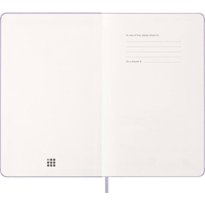 Agenda 2026 Moleskine 12M Planner Daily 1dag/1pagina large hc pastel lilac