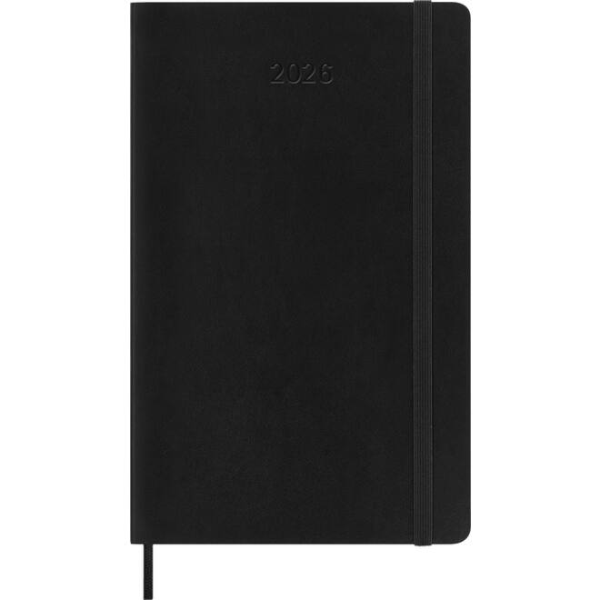 Agenda 2026 Moleskine 12M Planner Weekly 7dagen/1pagina large sc black