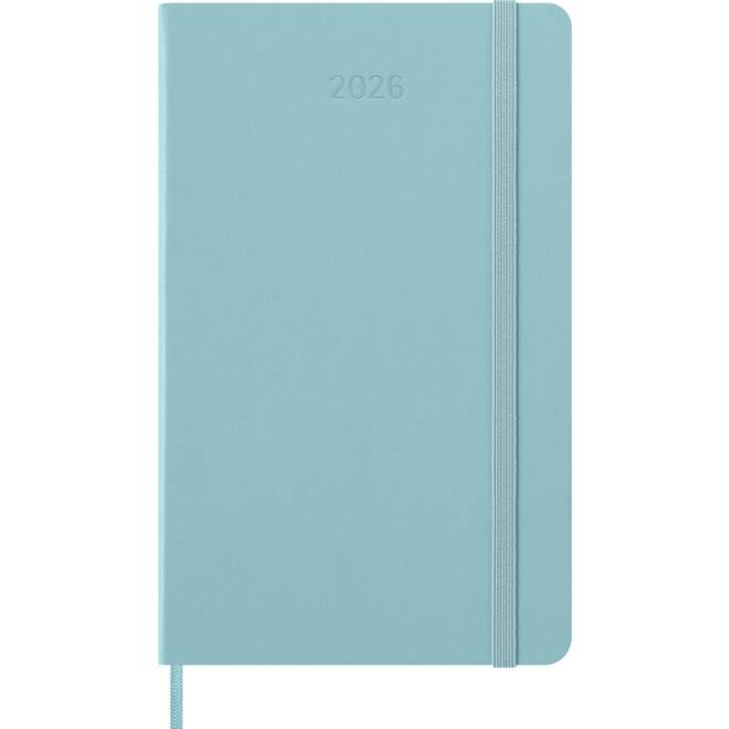 Agenda 2026 Moleskine 12M Planner Weekly 7dagen/1pagina large hc aquamarine