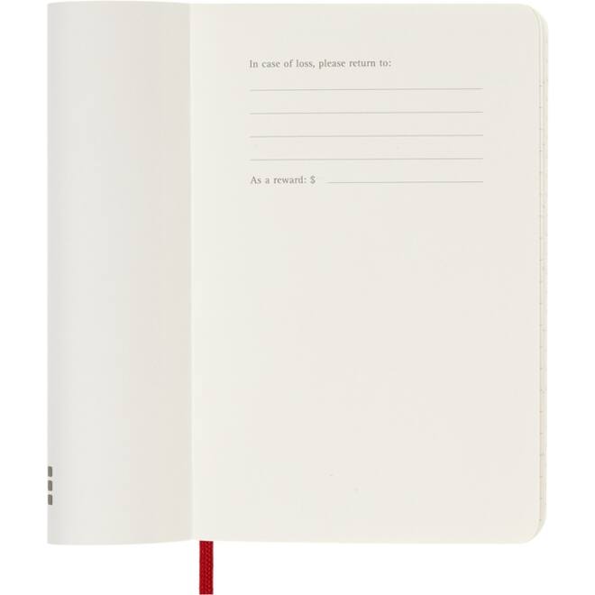 Agenda 2026 Moleskine 12M Planner Weekly 7dagen/1pagina pocket sc scarlet red