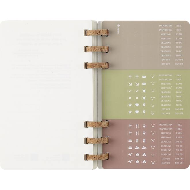 Agenda 2025/2026 Moleskine 12M Academic Weekly 7dagen/1pagina Myrtle large sc black