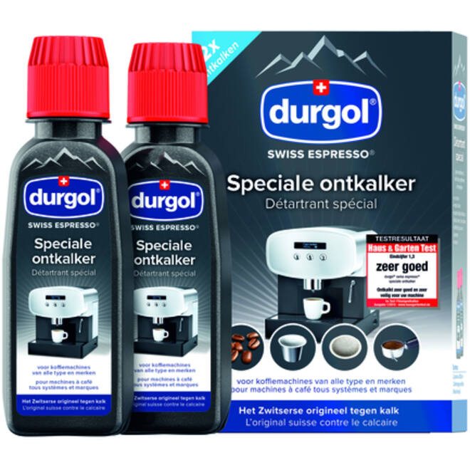 Ontkalker Durgol swiss espresso 2x125 ml
