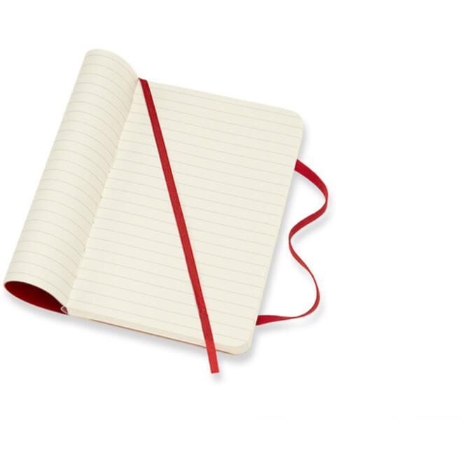 notitieboek A6 Moleskine SC rood