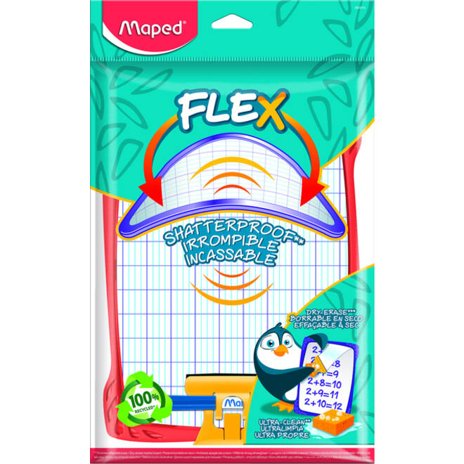 Whiteboard Maped Flex onbreekbaar assorti