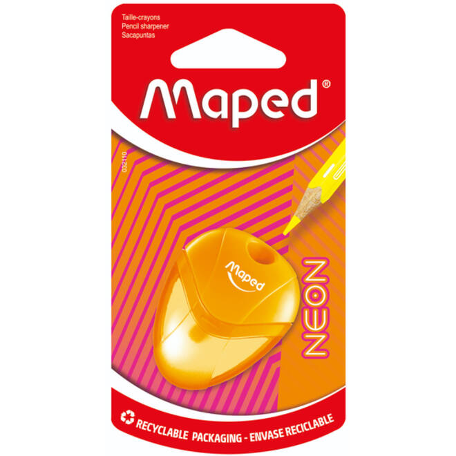 Puntenslijper Maped Neon Igloo 1-gaats assorti