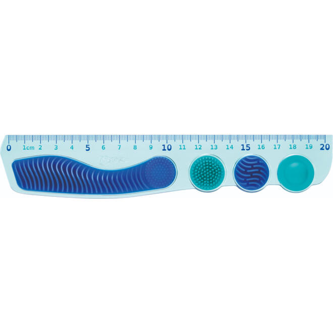 Liniaal Maped Kidy Learn Concentration 20 cm blauw