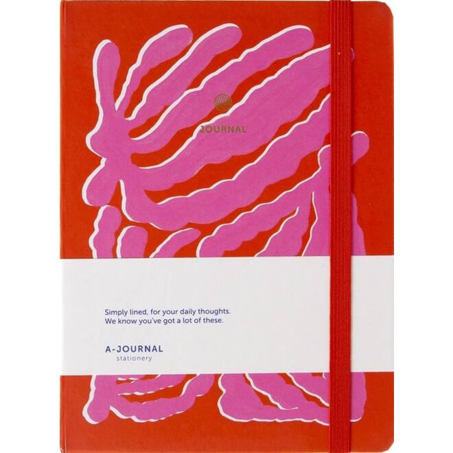 Notitieboek A5 Groovy Pink&nbsp; A Journal lijn