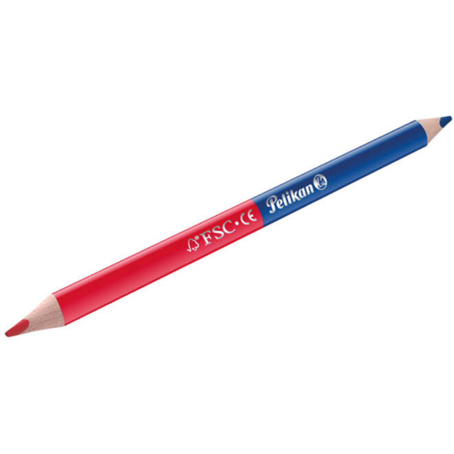 Potlood Pelikan 3mm rood/blauw