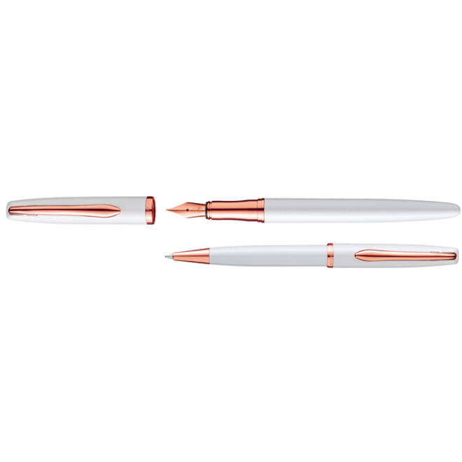 Schrijfset Pelikan Jazz Noble Elegance K36+P36 medium pearl